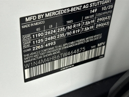 Mercedes-Benz GLB GLB 250 4MATIC SUV 2026