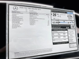 Mercedes-Benz GLC GLC 300 4MATIC SUV 2026