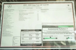 Mercedes-Benz Sprinter Cargo Van Standard Roof 4-Cyl Diesel 2500 Standard Roof I4 Diesel 144" RWD 2025
