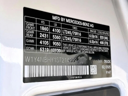 Mercedes-Benz Sprinter Cargo Van Standard Roof 4-Cyl Diesel HO 2500 Standard Roof I4 Diesel HO 144" RWD 2025
