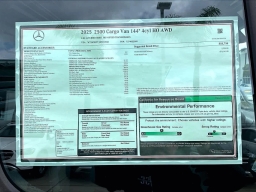 Mercedes-Benz Sprinter Cargo Van Standard Roof 4-Cyl Diesel HO 2500 Standard Roof I4 Diesel HO 144" AWD 2025