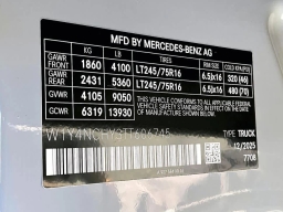 Mercedes-Benz Sprinter Crew Van High Roof 4-Cyl Diesel HO 2500 High Roof I4 Diesel HO 170" RWD 2026