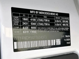 Mercedes-Benz Sprinter Crew Van High Roof 4-Cyl Diesel HO 2500 High Roof I4 Diesel HO 170" RWD 2026