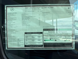 Mercedes-Benz Sprinter Passenger Van Standard Roof 4-Cyl Diesel HO 2500 Standard Roof I4 Diesel HO 144" RWD 2025