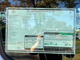 Mercedes-Benz Sprinter Passenger Van High Roof 4-Cyl Diesel HO 2500 High Roof I4 Diesel HO 170" RWD 2026