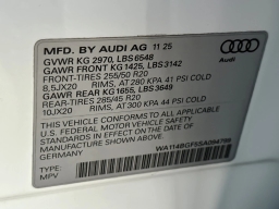 Audi Q6 e-tron Premium quattro 2025