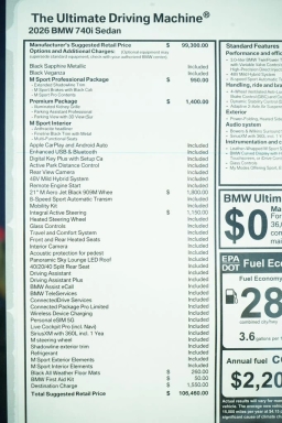 BMW 7 Series 740i Sedan 2026