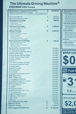 BMW 4 Series 430i Coupe 2026