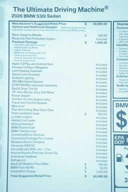 BMW 5 Series 530i Sedan 2026