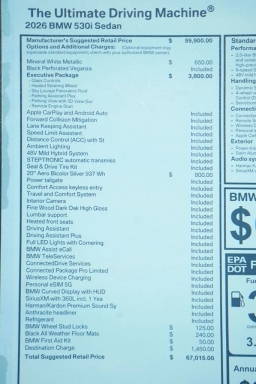 BMW 5 Series 530i Sedan 2026