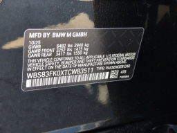 BMW M5 Base (A8) Sedan 2026