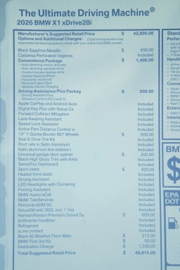 BMW X1 xDrive28i Sports Activity Vehicle 2026