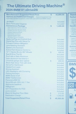 BMW X1 xDrive28i Sports Activity Vehicle 2026