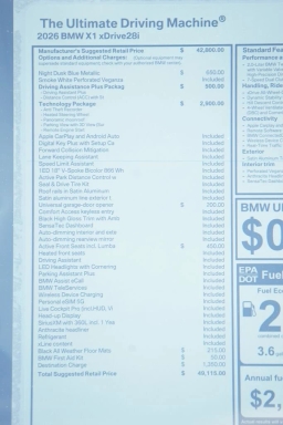 BMW X1 xDrive28i Sports Activity Vehicle 2026