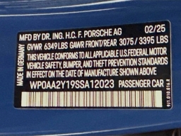 Porsche Taycan 4 AWD 2025