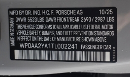 Porsche Panamera Base RWD 2026