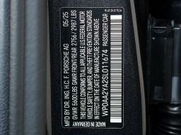 Porsche Panamera Base RWD 2025