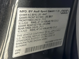 Audi RS Q8 performance quattro 2026