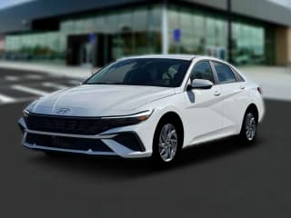 Hyundai Elantra Hybrid Blue Sedan