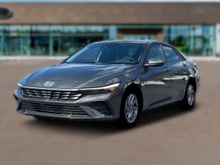 Hyundai Elantra Hybrid Blue Sedan