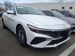 Hyundai Elantra Hybrid Blue Sedan