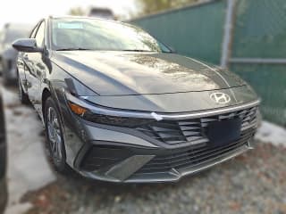 Hyundai Elantra Hybrid Blue Sedan