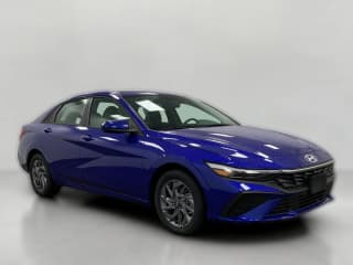 Hyundai Elantra Hybrid Blue Sedan