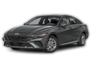 Hyundai Elantra Hybrid Blue Sedan